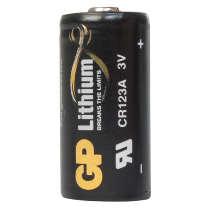 Batteri CR123A 3V 1500mAh Lithium