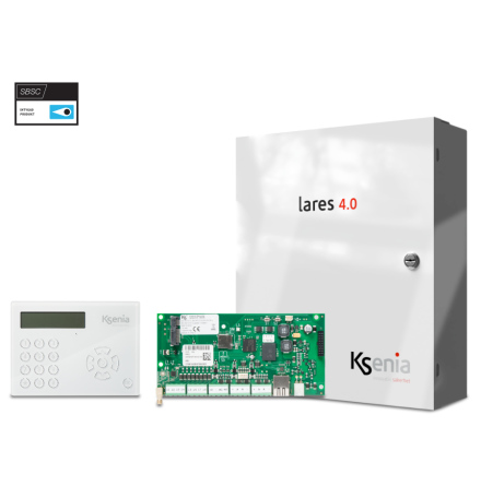 Larmpaket lares 4.0 40 wls liten, ergo M vit
