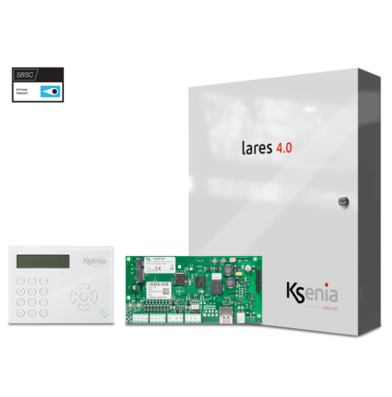 Larmpaket lares 4.0 16 mellan, ergo M vit