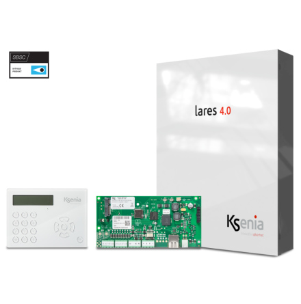 Larmpaket lares 4.0 16 stor, ergo M vit