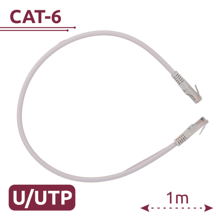 Patchkabel Cat6 1 M UTP6-H-1W