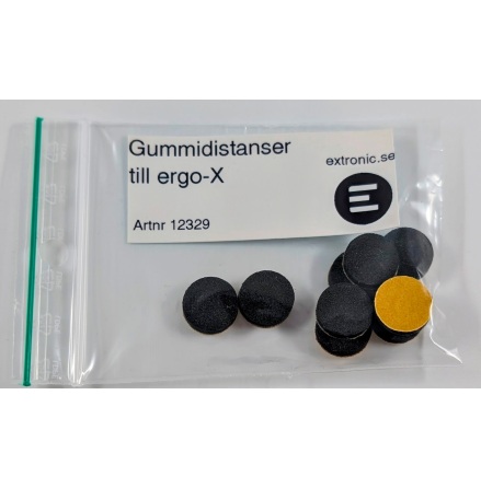 Gummidistanser till ergo-X