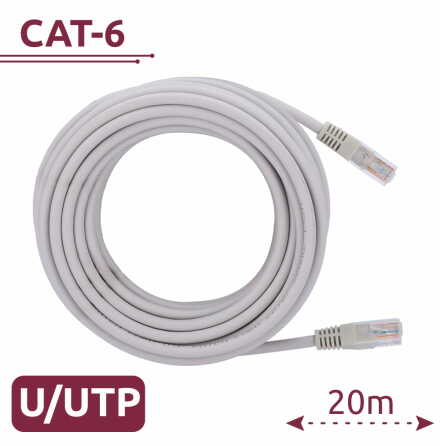 Patchkabel Cat6 20 M UTP6-H-20W