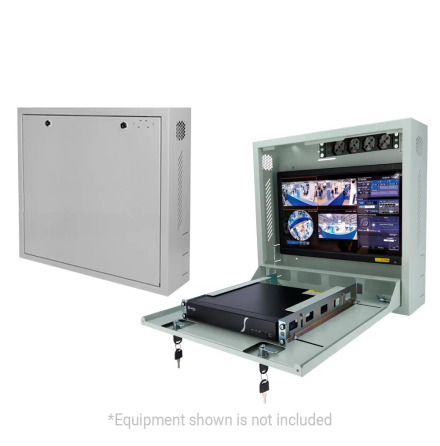 Metallkapsling f�r NVR RACK-WALL